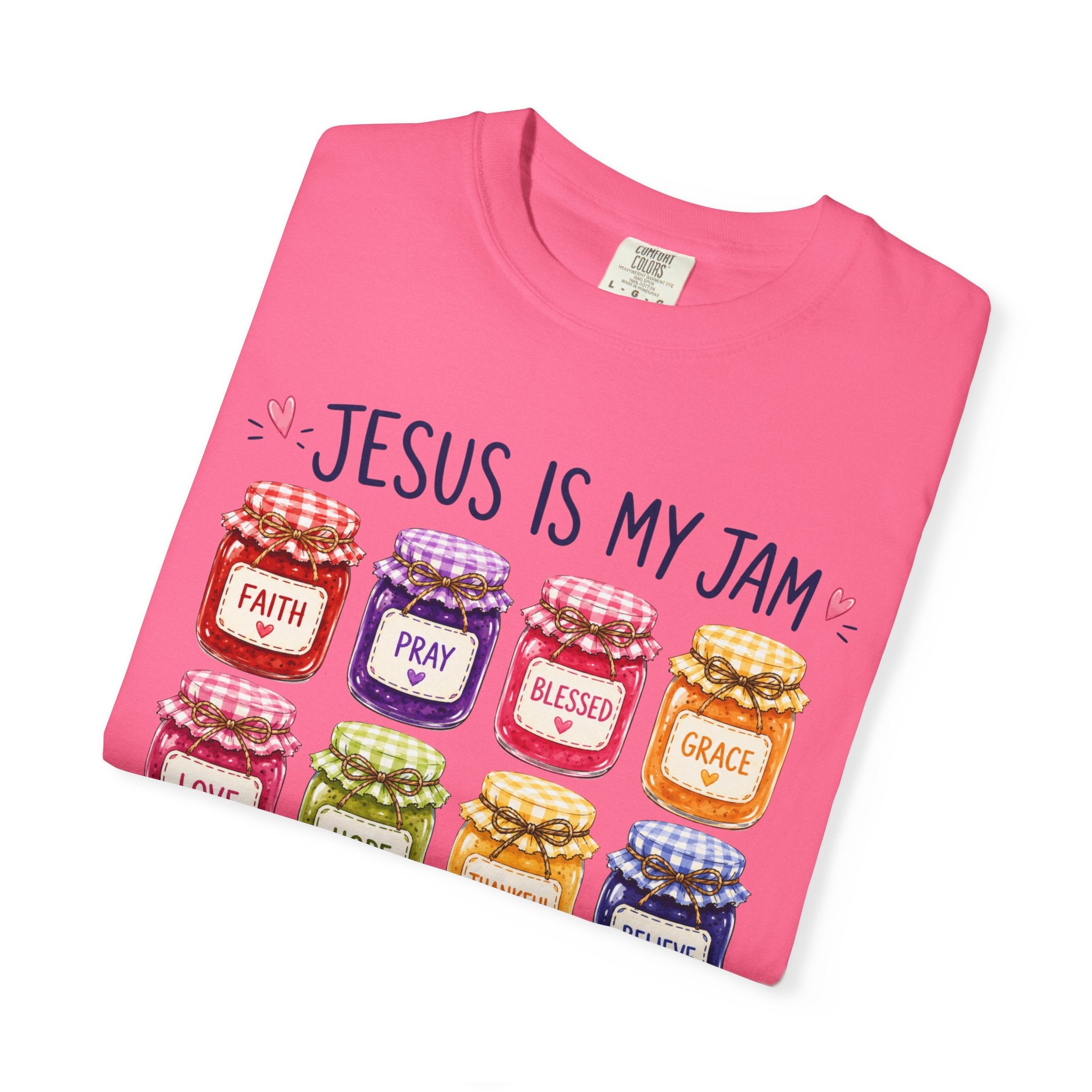 Jesus Is My Jam T-Shirt — Christian Faith Graphic Tee (Spread Love, Pray, Believe)