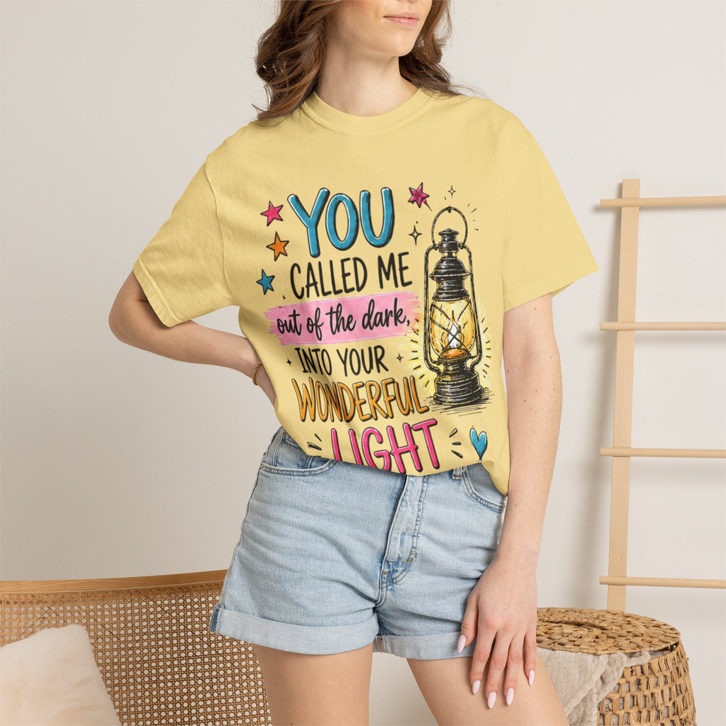 You Called Me Out of the Dark Lantern T-Shirt — Inspirational Graphic Tee
