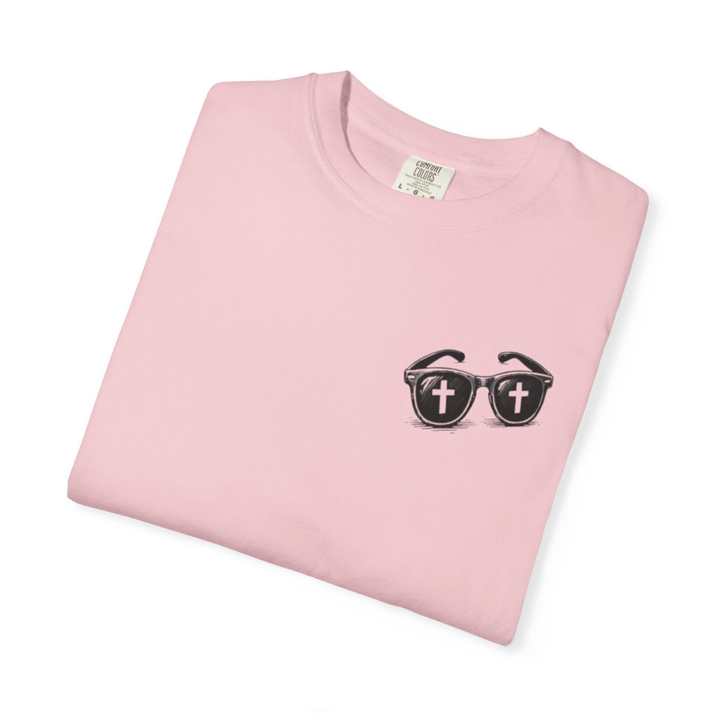 I Was Lost But Now I’m Found T-Shirt — Christian Sunglasses Faith Tee
