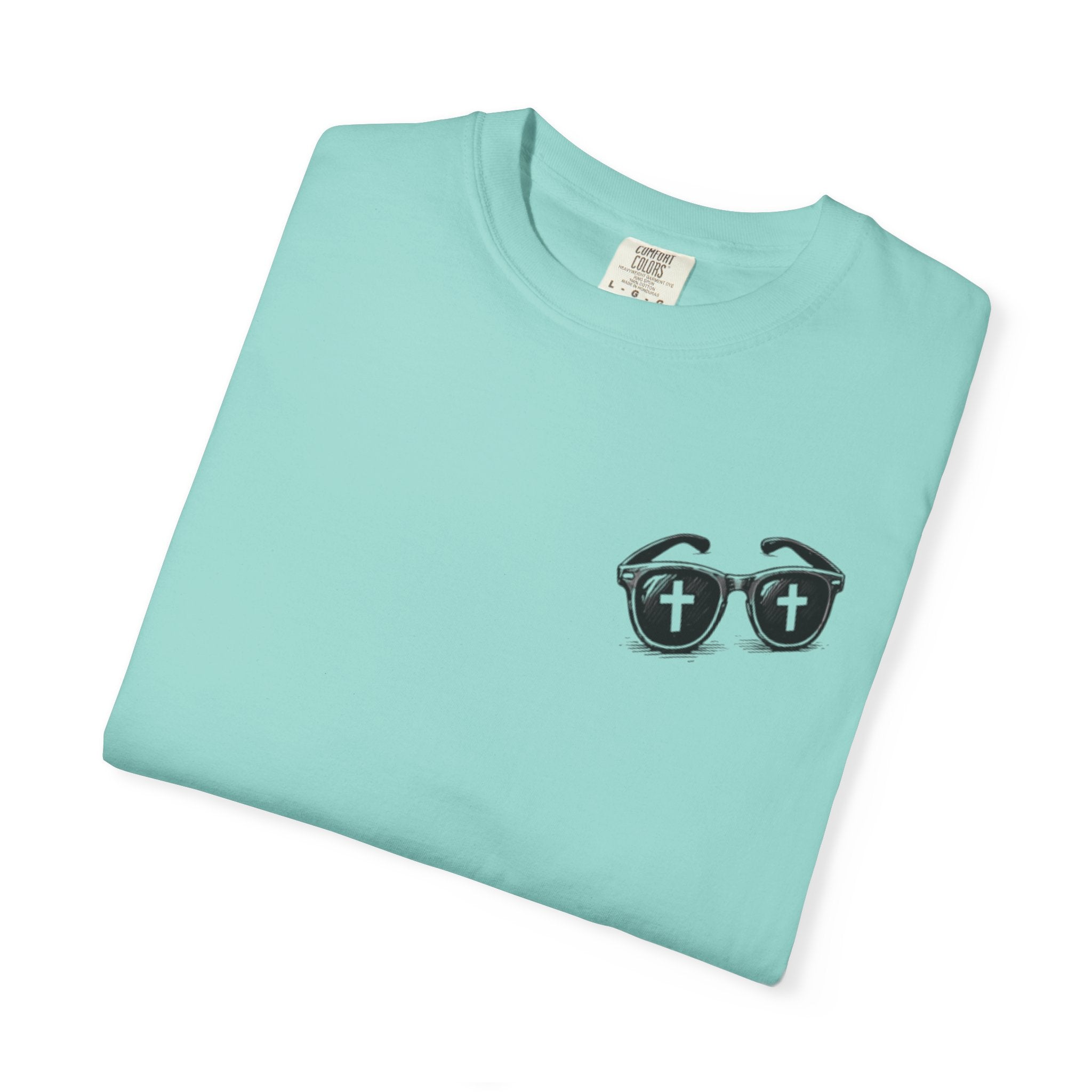 I Was Lost But Now I’m Found T-Shirt — Christian Sunglasses Faith Tee