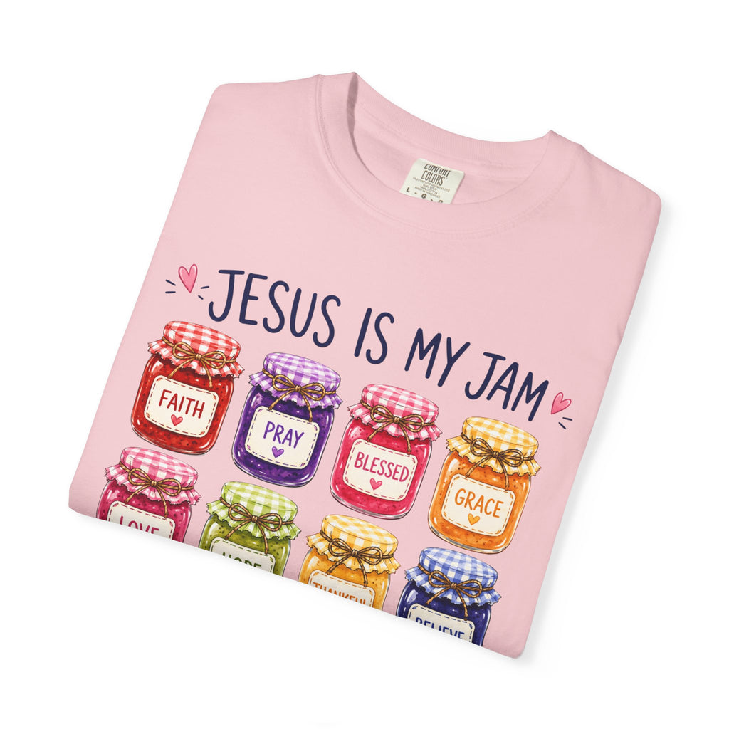 Jesus Is My Jam T-Shirt — Christian Faith Graphic Tee (Spread Love, Pray, Believe)