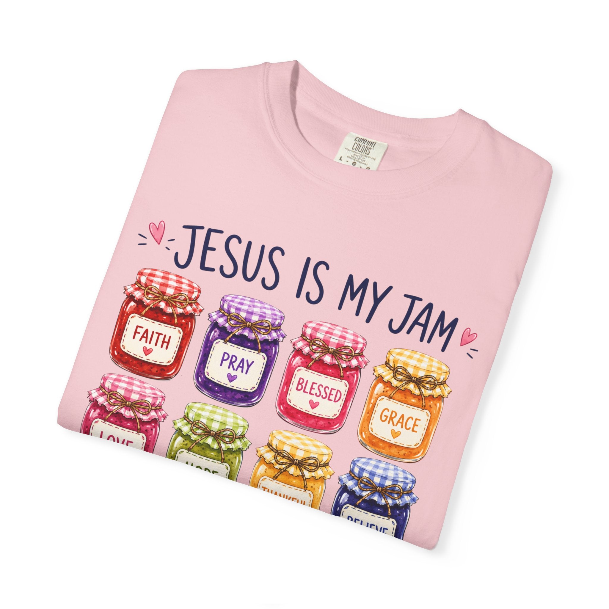 Jesus Is My Jam T-Shirt — Christian Faith Graphic Tee (Spread Love, Pray, Believe)