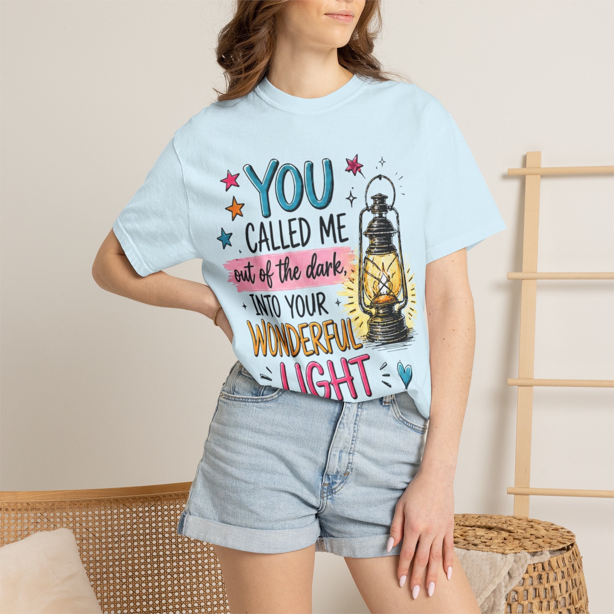 You Called Me Out of the Dark Lantern T-Shirt — Inspirational Graphic Tee