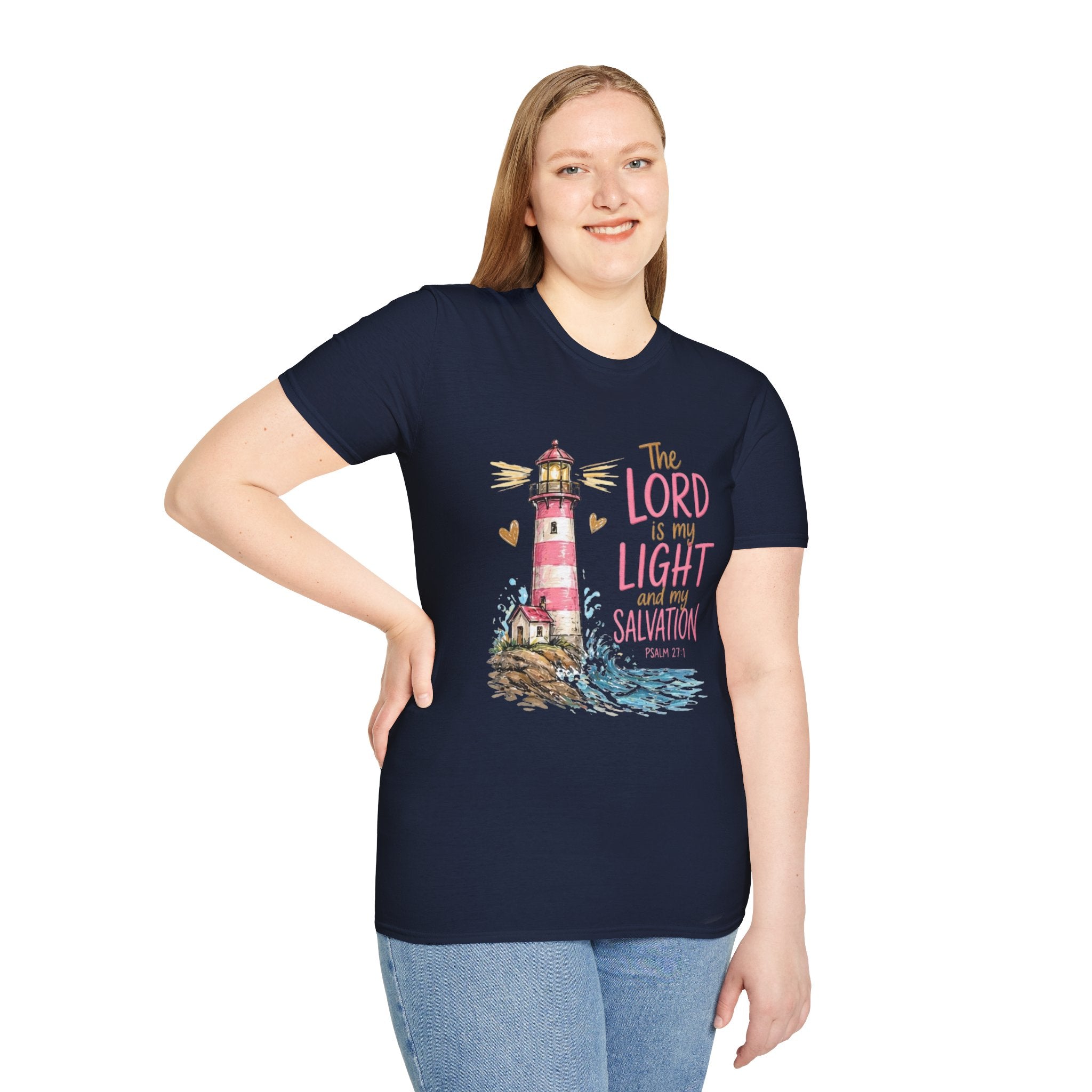 The Lord Is My Light Lighthouse Christian T-Shirt