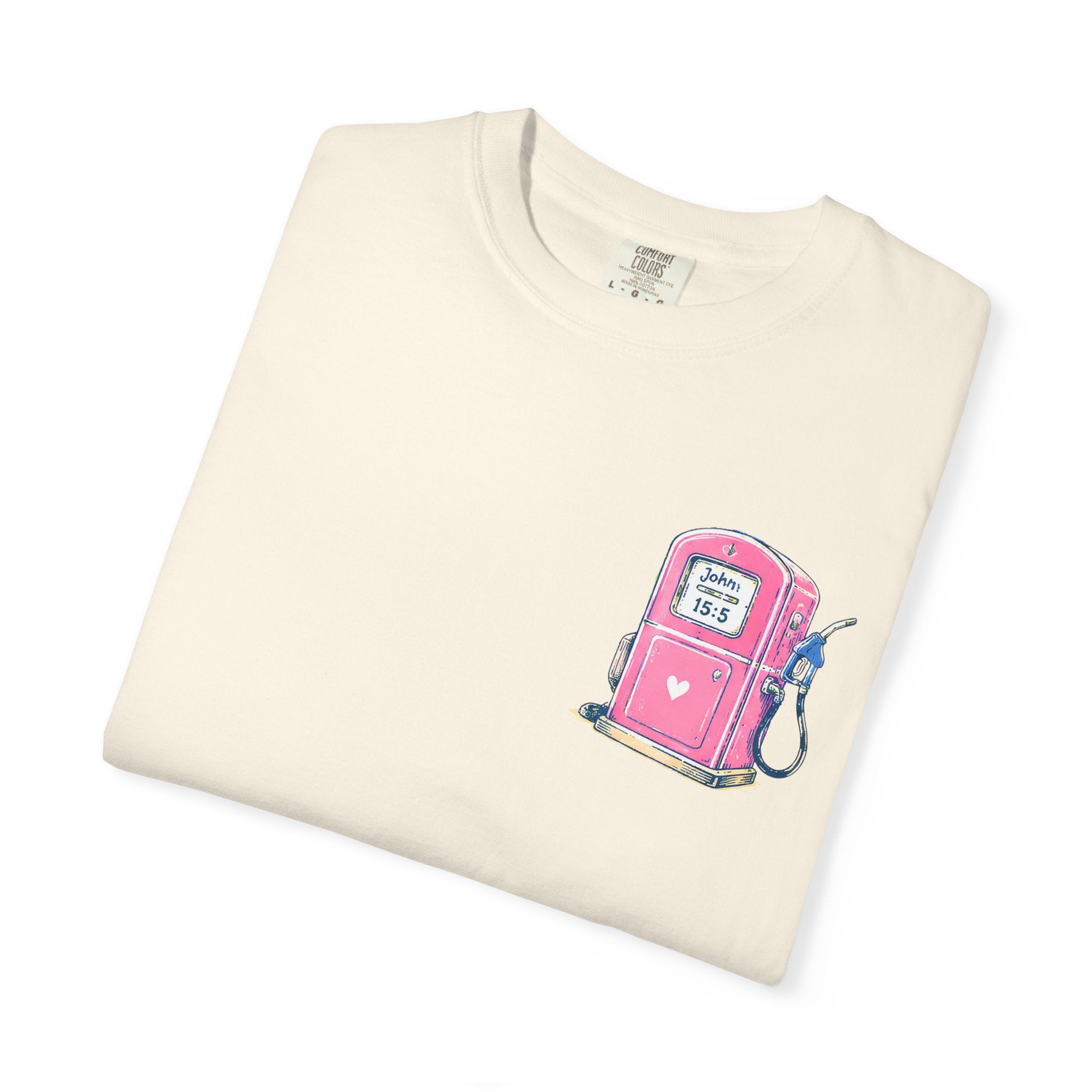 Fueled By Jesus T-Shirt — 'He Never Runs on Empty' Graphic Tee
