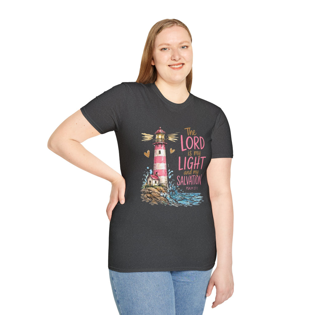 The Lord Is My Light Lighthouse Christian T-Shirt