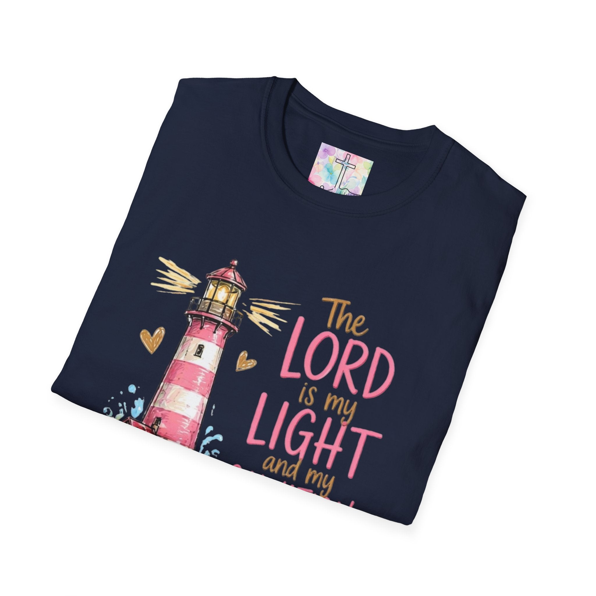 The Lord Is My Light Lighthouse Christian T-Shirt