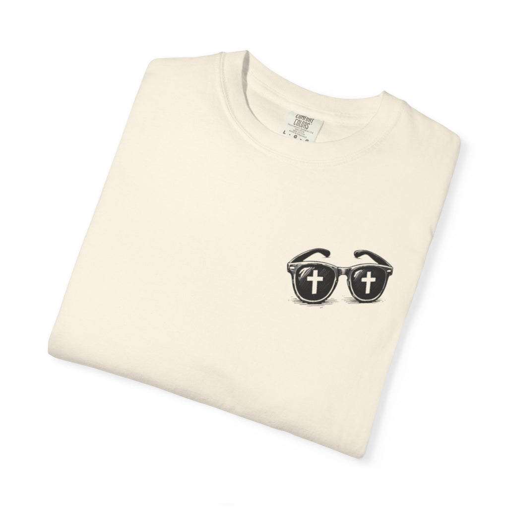 I Was Lost But Now I’m Found T-Shirt — Christian Sunglasses Faith Tee