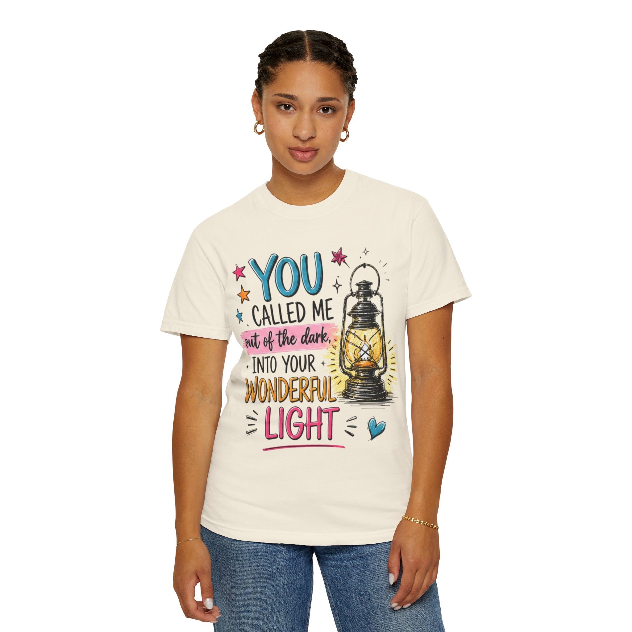 You Called Me Out of the Dark Lantern T-Shirt — Inspirational Graphic Tee