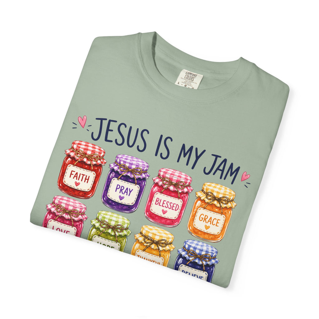 Jesus Is My Jam T-Shirt — Christian Faith Graphic Tee (Spread Love, Pray, Believe)