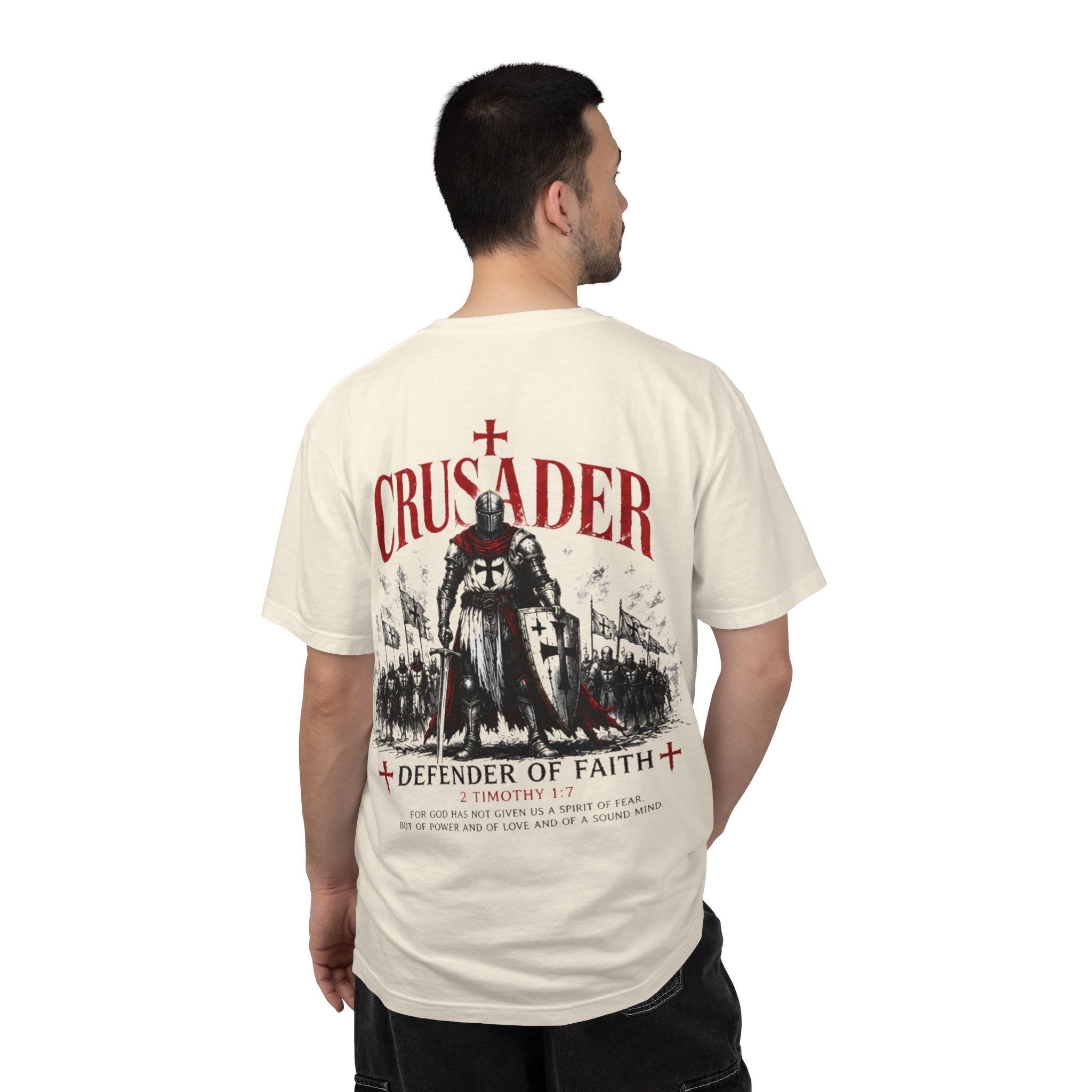 Crusader Defender of Faith T-Shirt — Medieval Knight Graphic Tee
