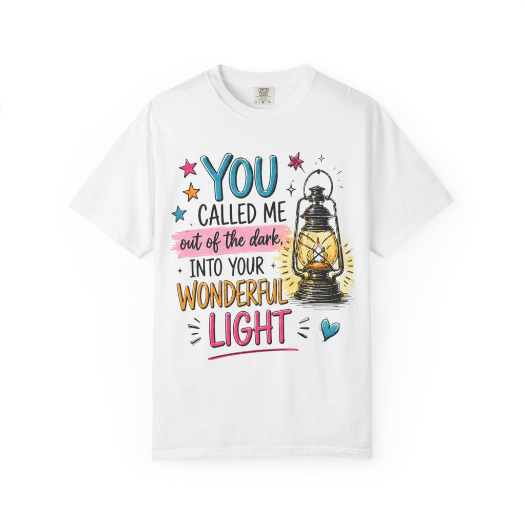 You Called Me Out of the Dark Lantern T-Shirt — Inspirational Graphic Tee