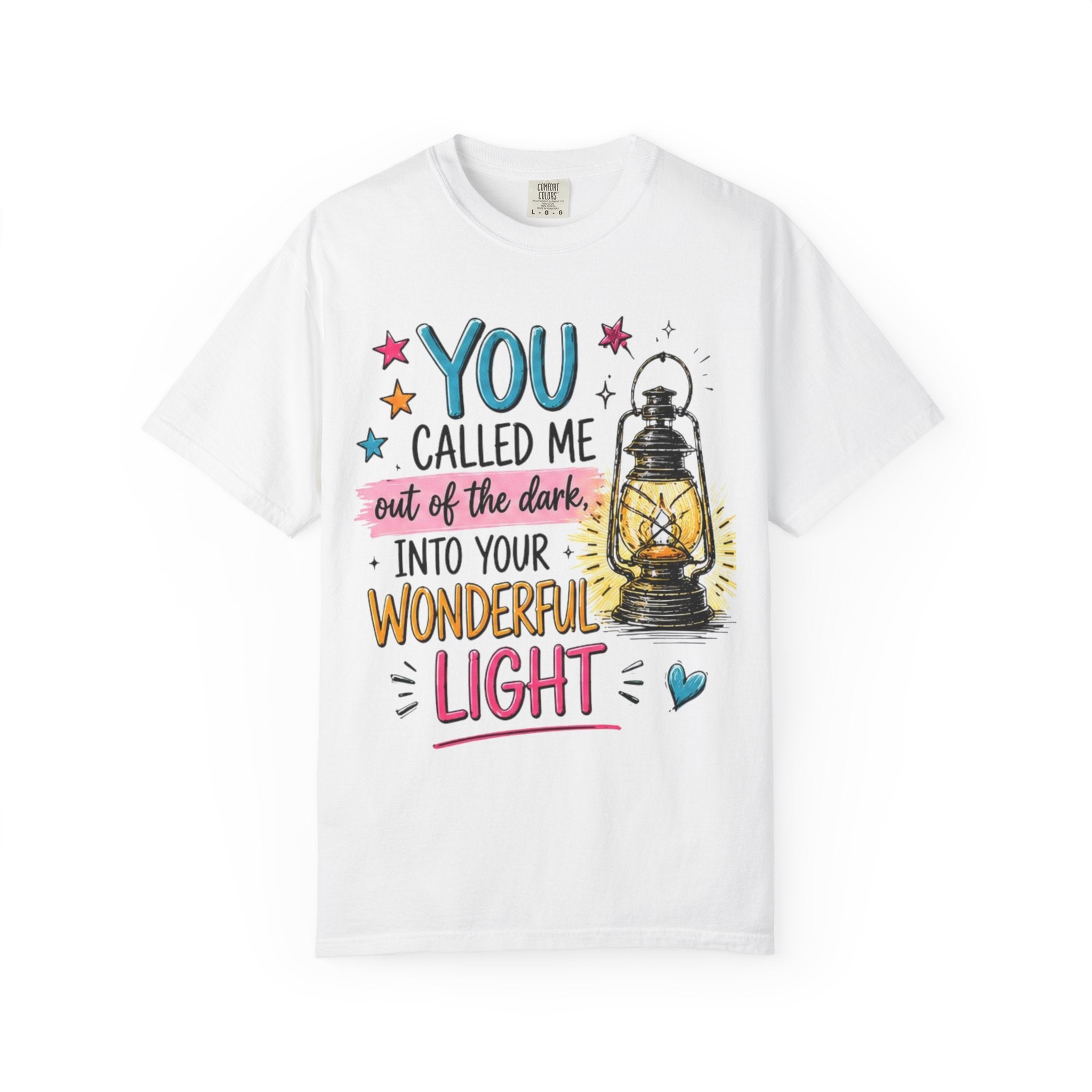 You Called Me Out of the Dark Lantern T-Shirt — Inspirational Graphic Tee