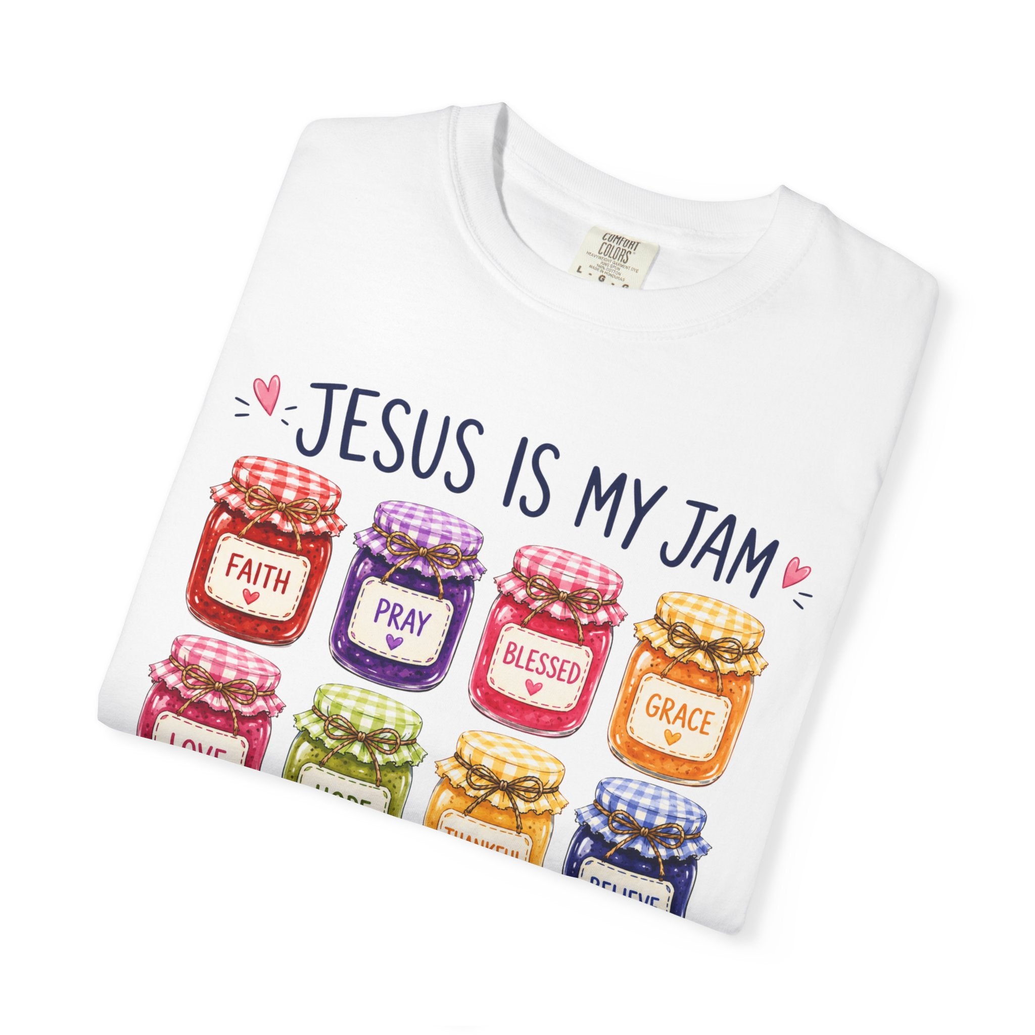 Jesus Is My Jam T-Shirt — Christian Faith Graphic Tee (Spread Love, Pray, Believe)