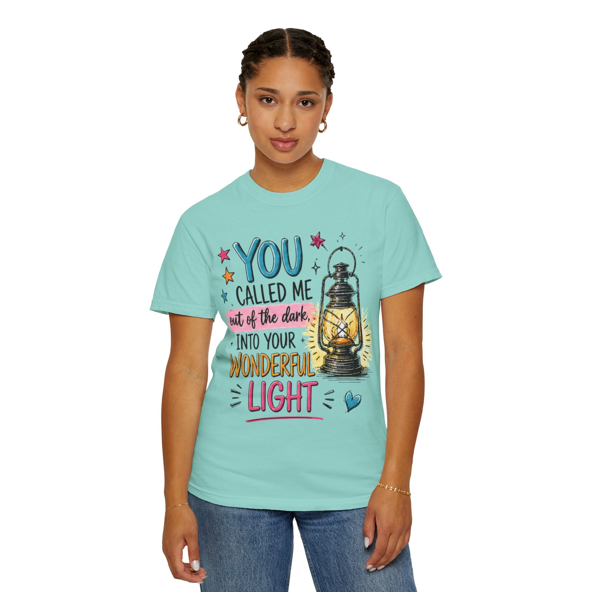 You Called Me Out of the Dark Lantern T-Shirt — Inspirational Graphic Tee