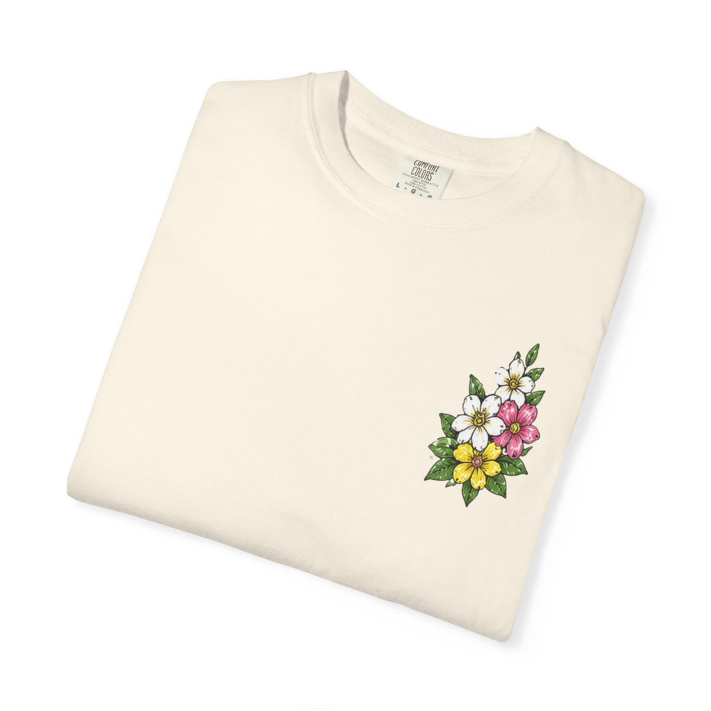 Religious Graphic T-Shirt — "This Is My Story, This Is My Song" Floral Cross Tee