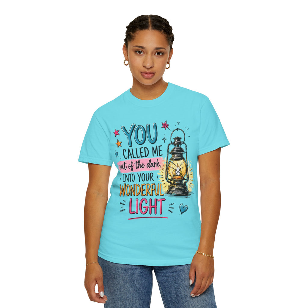 You Called Me Out of the Dark Lantern T-Shirt — Inspirational Graphic Tee