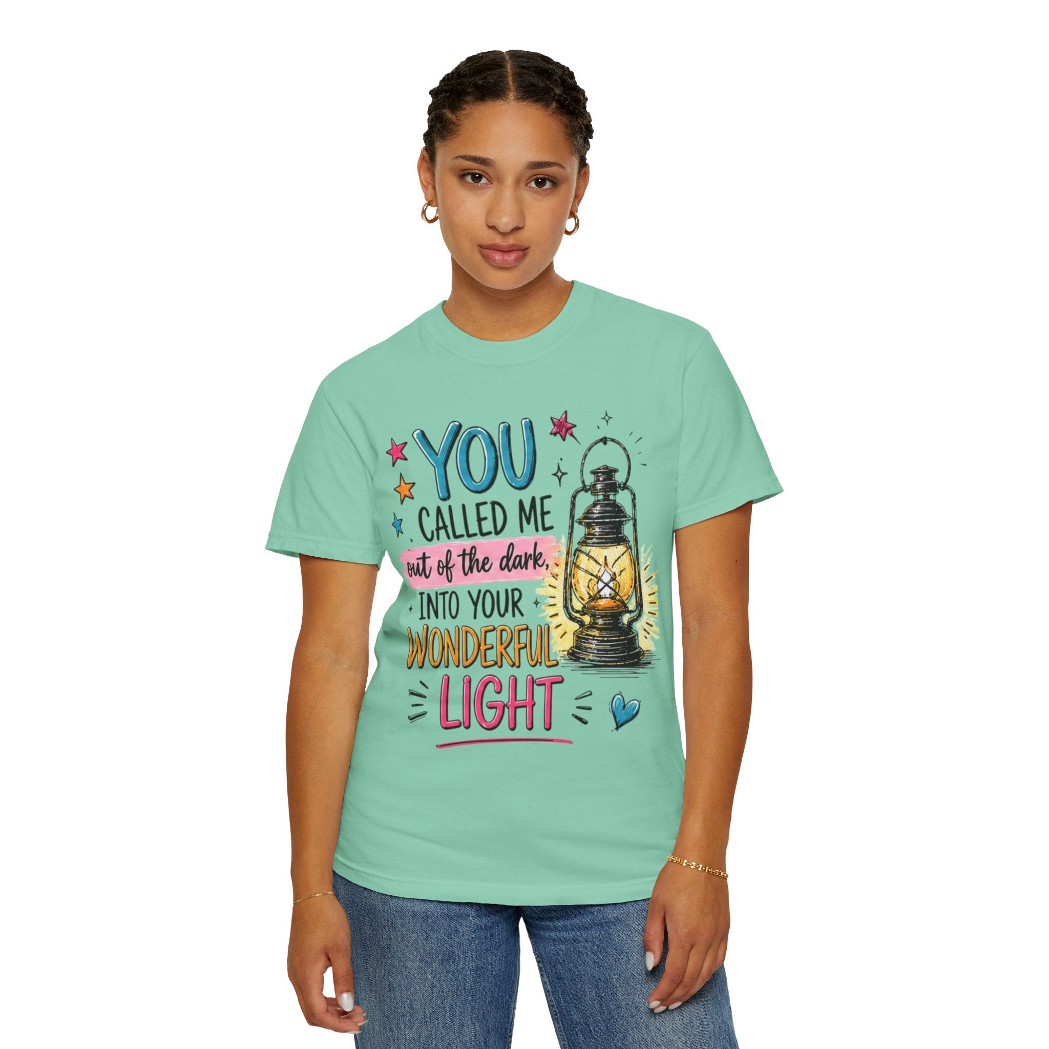 You Called Me Out of the Dark Lantern T-Shirt — Inspirational Graphic Tee