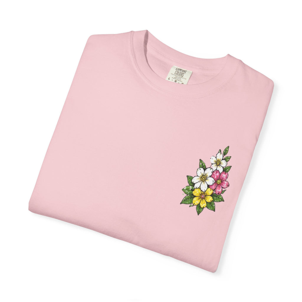 Religious Graphic T-Shirt — "This Is My Story, This Is My Song" Floral Cross Tee