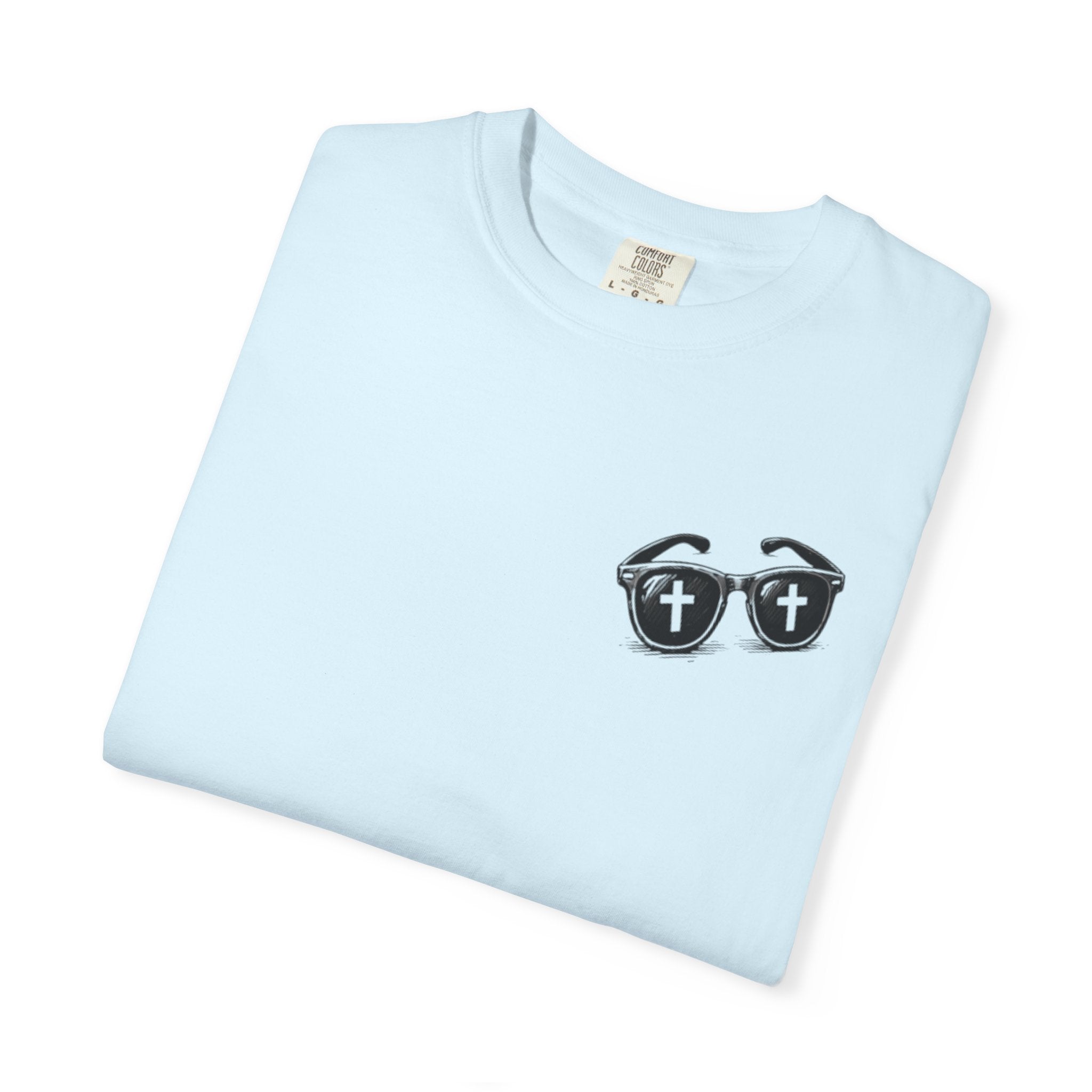 I Was Lost But Now I’m Found T-Shirt — Christian Sunglasses Faith Tee