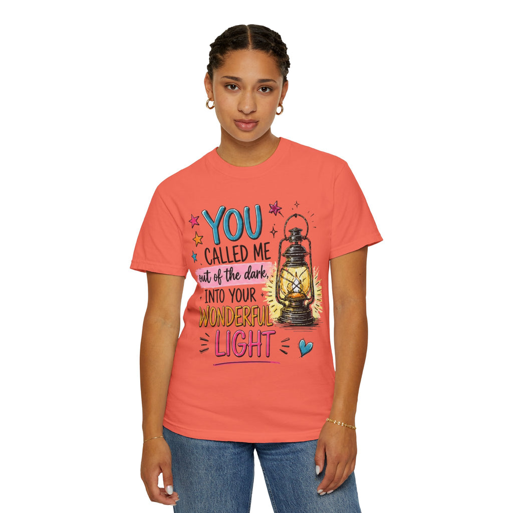 You Called Me Out of the Dark Lantern T-Shirt — Inspirational Graphic Tee