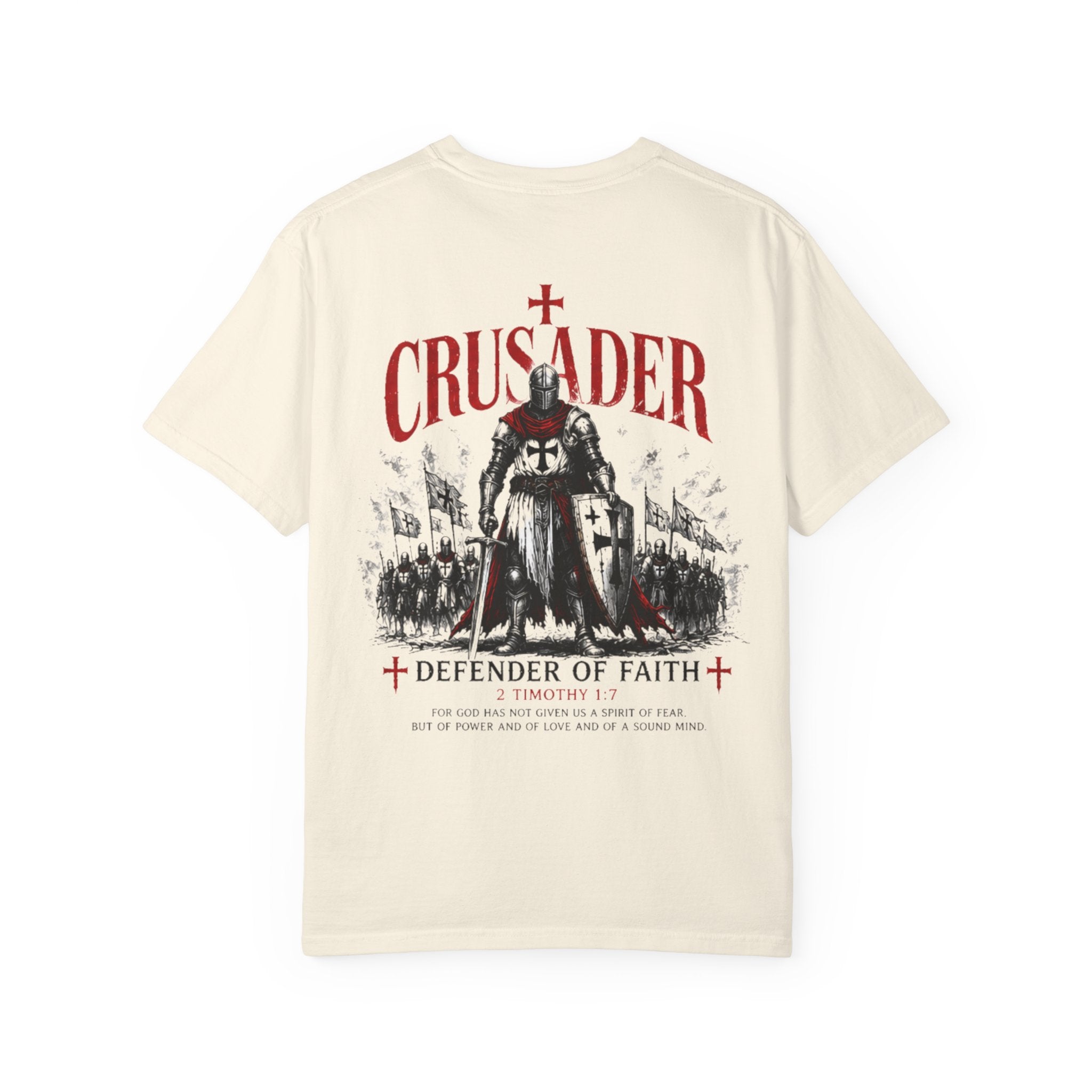 Crusader Defender of Faith T-Shirt — Medieval Knight Graphic Tee