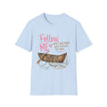 Follow Me I Will Make You Fishers of Men T-Shirt — Christian Fishing Boat Faith Tee