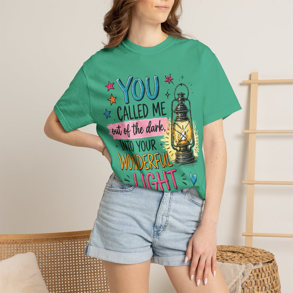 You Called Me Out of the Dark Lantern T-Shirt — Inspirational Graphic Tee
