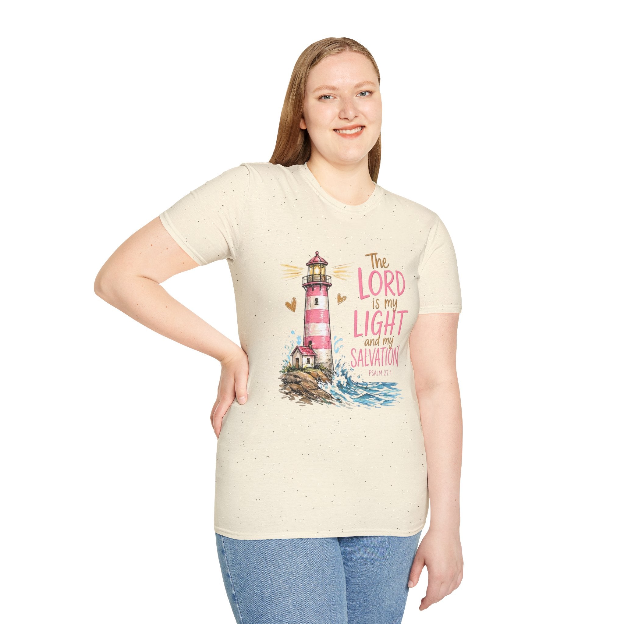 The Lord Is My Light Lighthouse Christian T-Shirt