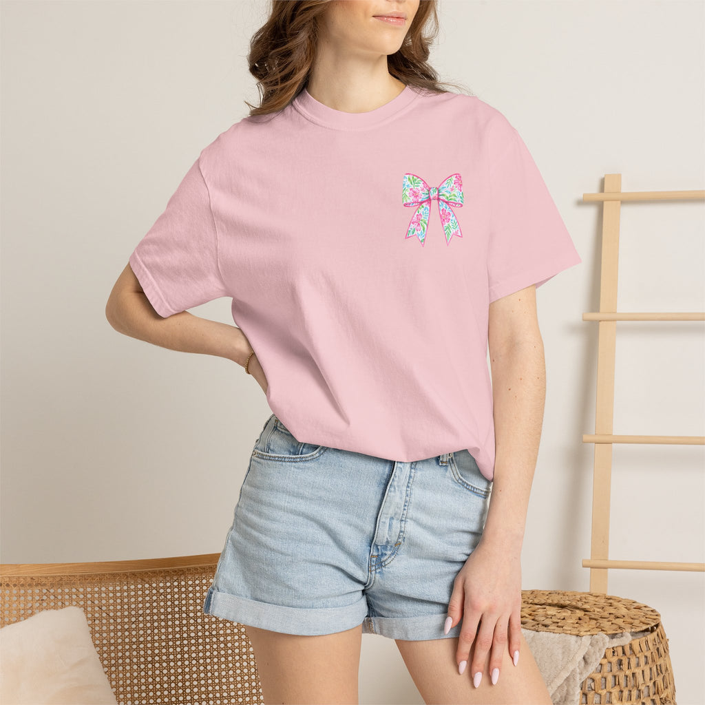 “If the Good Lord Is Willin” Floral Graphic T-Shirt