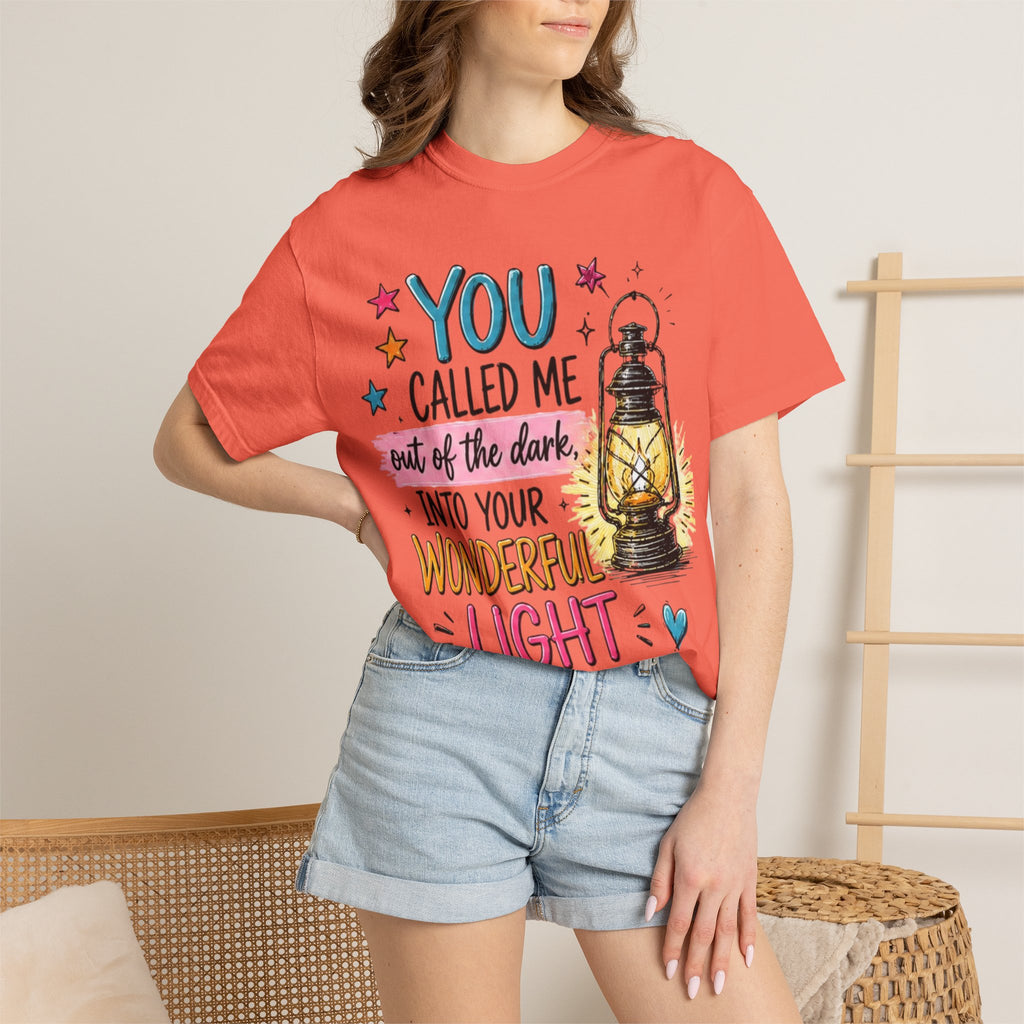 You Called Me Out of the Dark Lantern T-Shirt — Inspirational Graphic Tee
