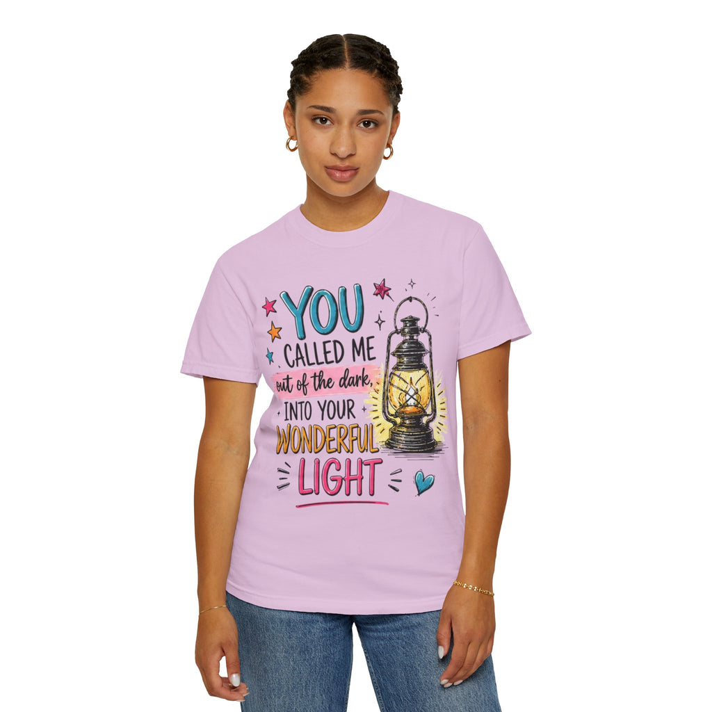 You Called Me Out of the Dark Lantern T-Shirt — Inspirational Graphic Tee
