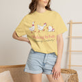 Walking by Faith Duck T‑Shirt — 'Walking by Faith, Tripping Constantly' Cute Christian Tee