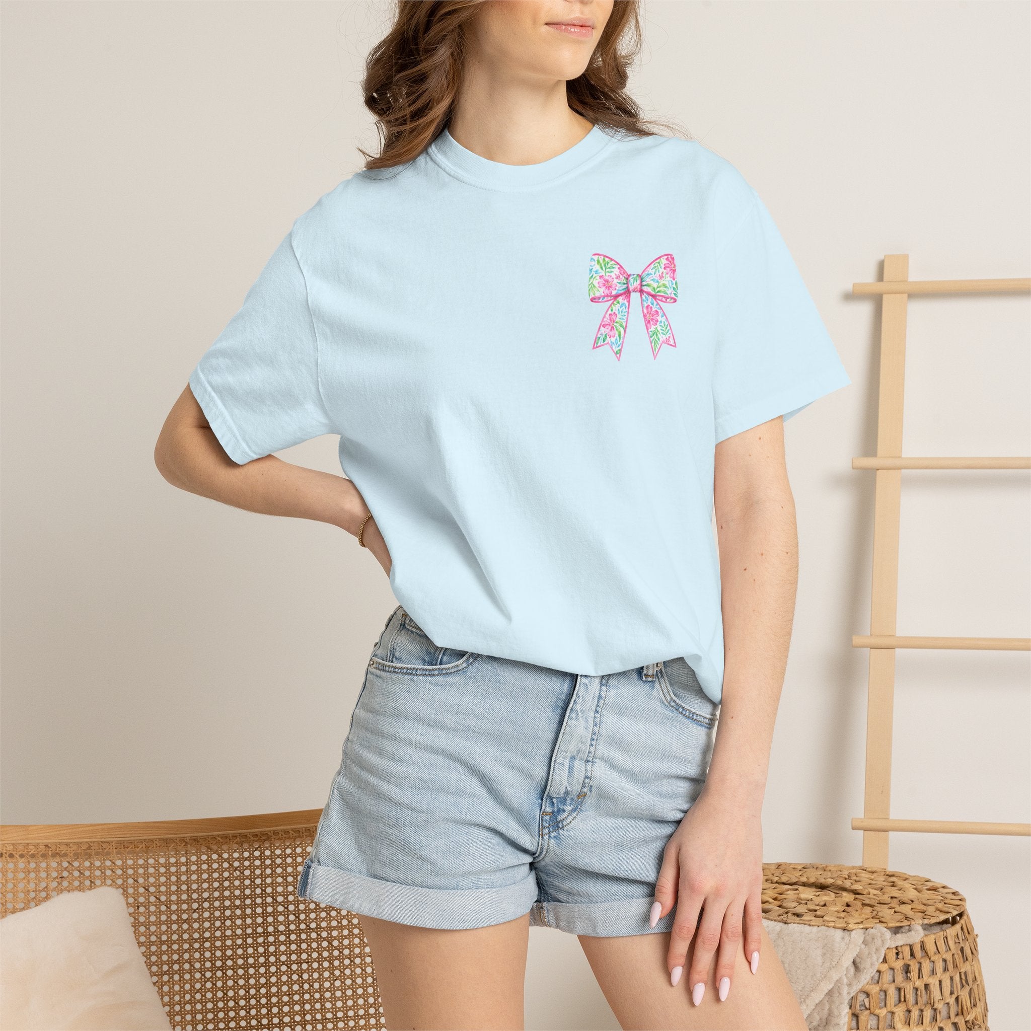 “If the Good Lord Is Willin” Floral Graphic T-Shirt