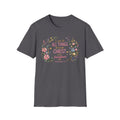 Christian Floral T‑Shirt — "I Can Do All Things Through Christ" Inspirational Tee