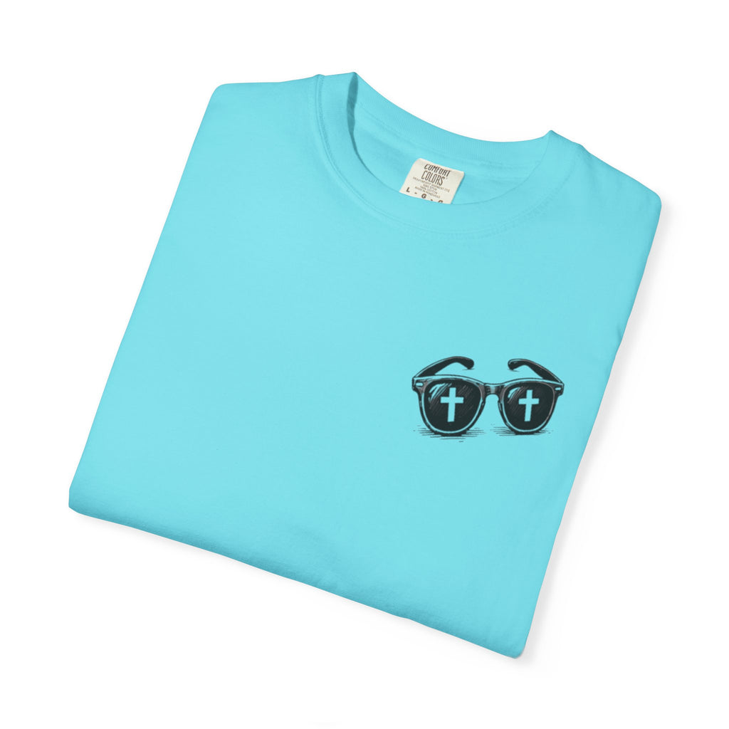I Was Lost But Now I’m Found T-Shirt — Christian Sunglasses Faith Tee