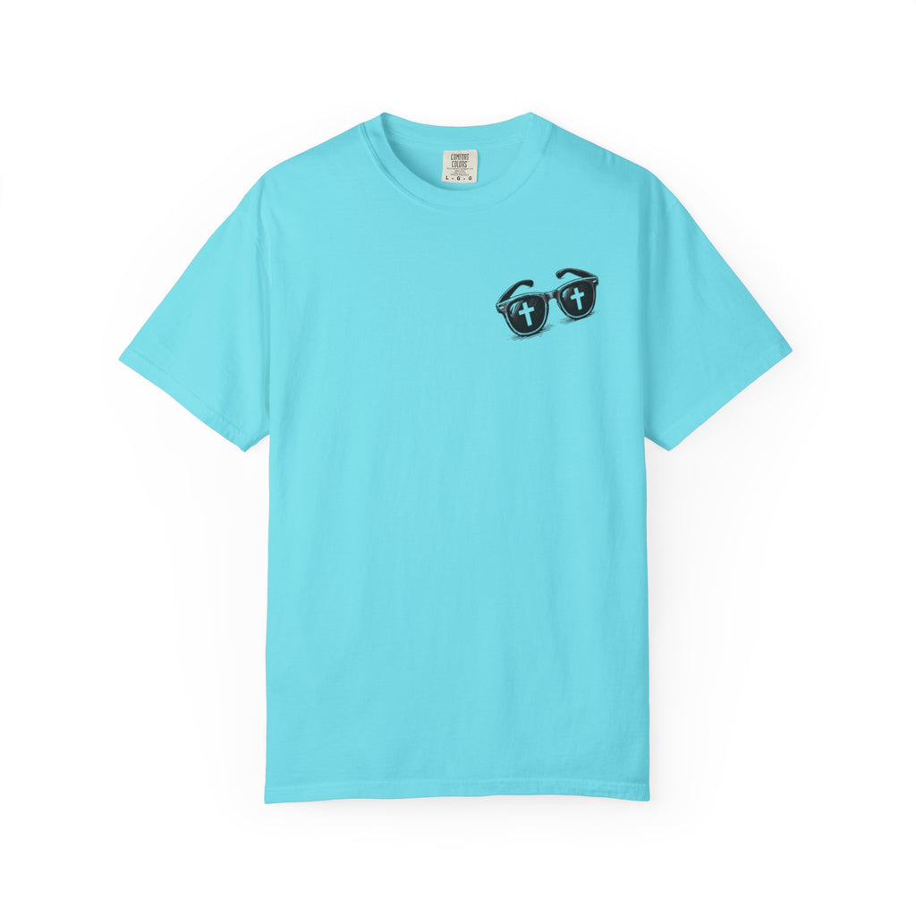 I Was Lost But Now I’m Found T-Shirt — Christian Sunglasses Faith Tee