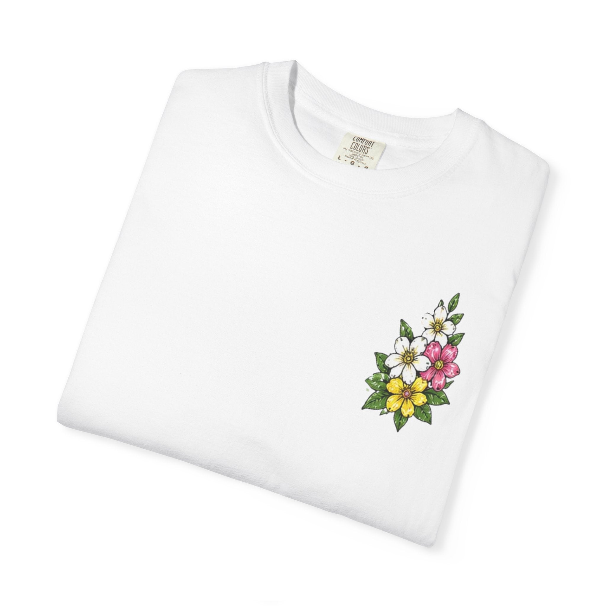 Religious Graphic T-Shirt — "This Is My Story, This Is My Song" Floral Cross Tee