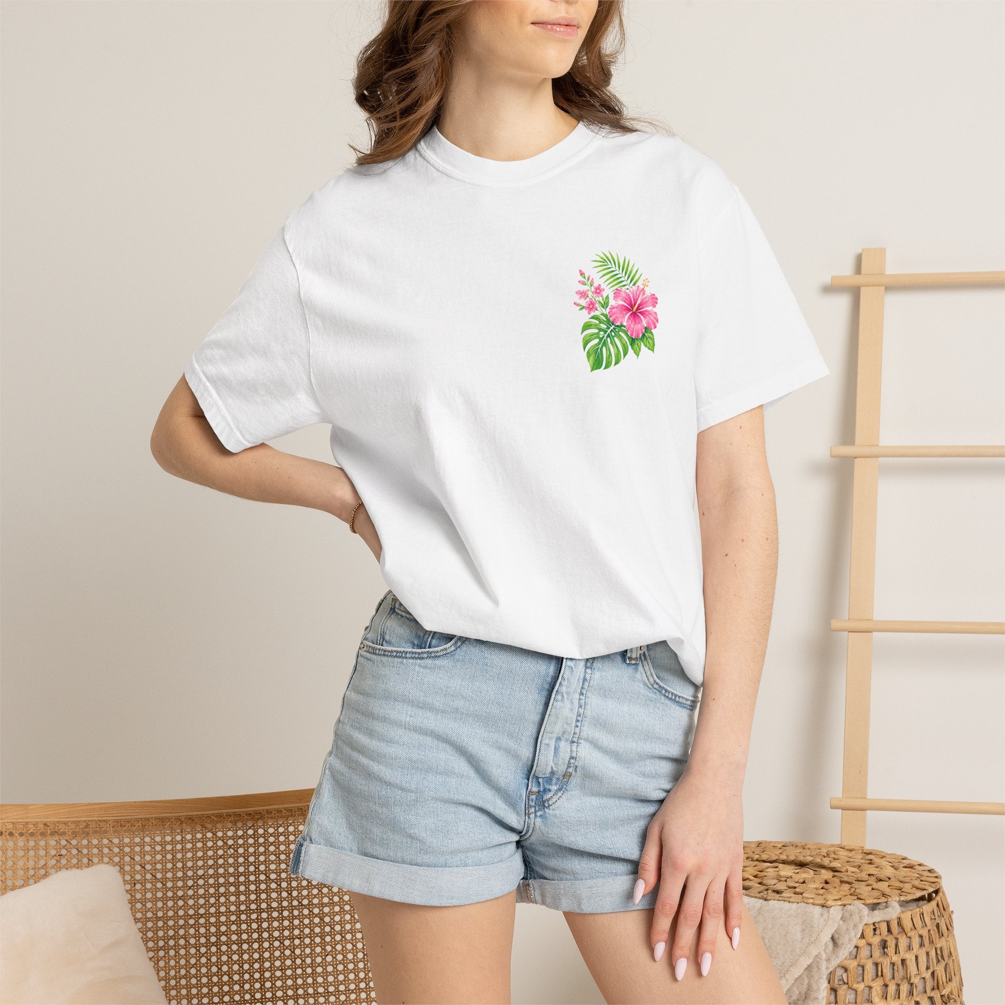Floral Scripture T-Shirt — "For I Know the Plans I Have for You" Christian Tee