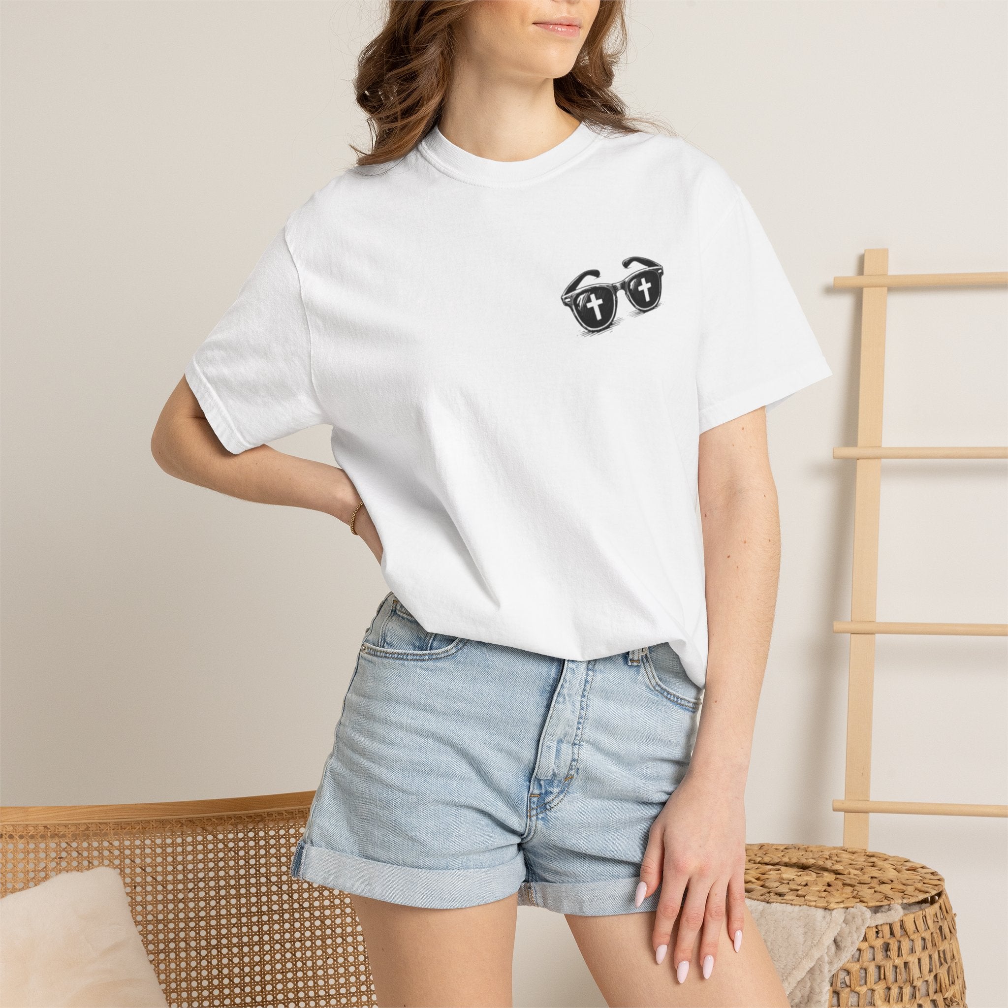 I Was Lost But Now I’m Found T-Shirt — Christian Sunglasses Faith Tee