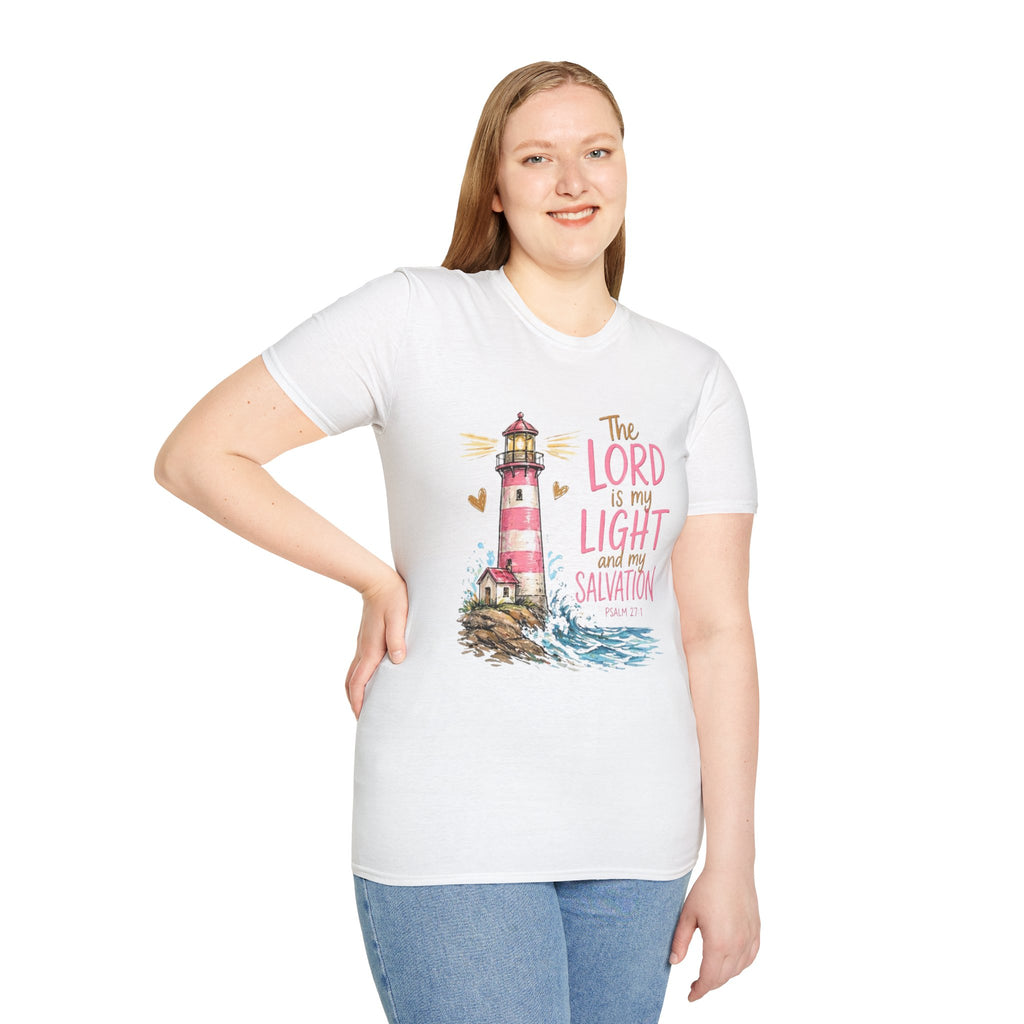 The Lord Is My Light Lighthouse Christian T-Shirt