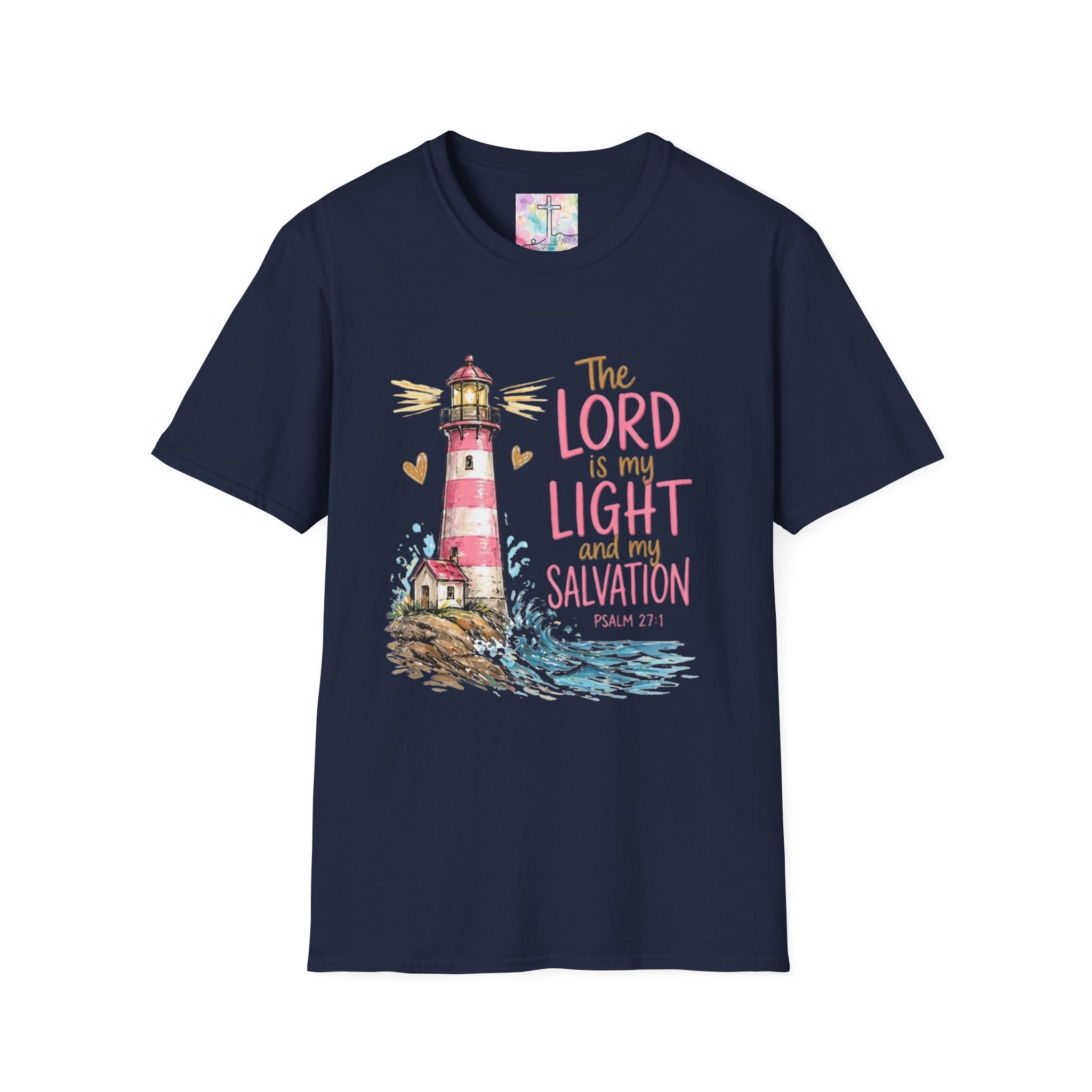 The Lord Is My Light Lighthouse Christian T-Shirt