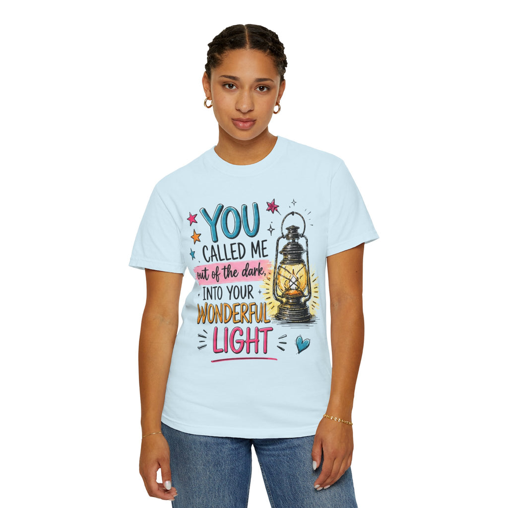 You Called Me Out of the Dark Lantern T-Shirt — Inspirational Graphic Tee